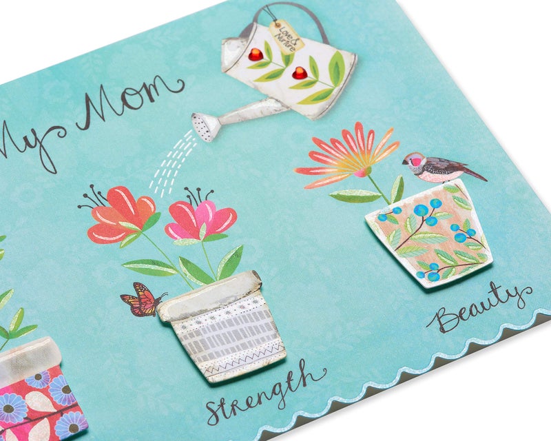 Papyrus Mothers Day Card For Mom (Helped Me Grow) - Image 4
